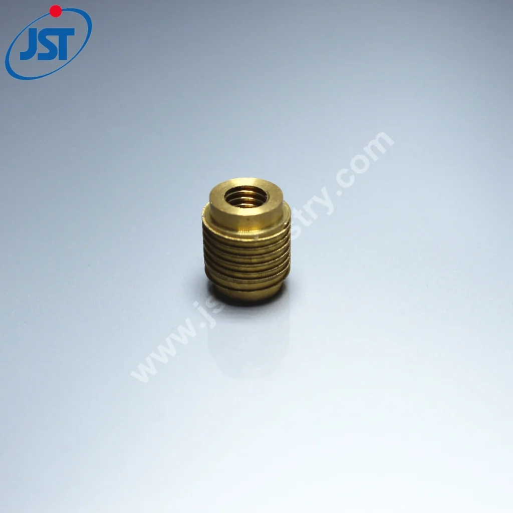 OEM Precision CNC Turning Brass Parts for Power Cable Connector