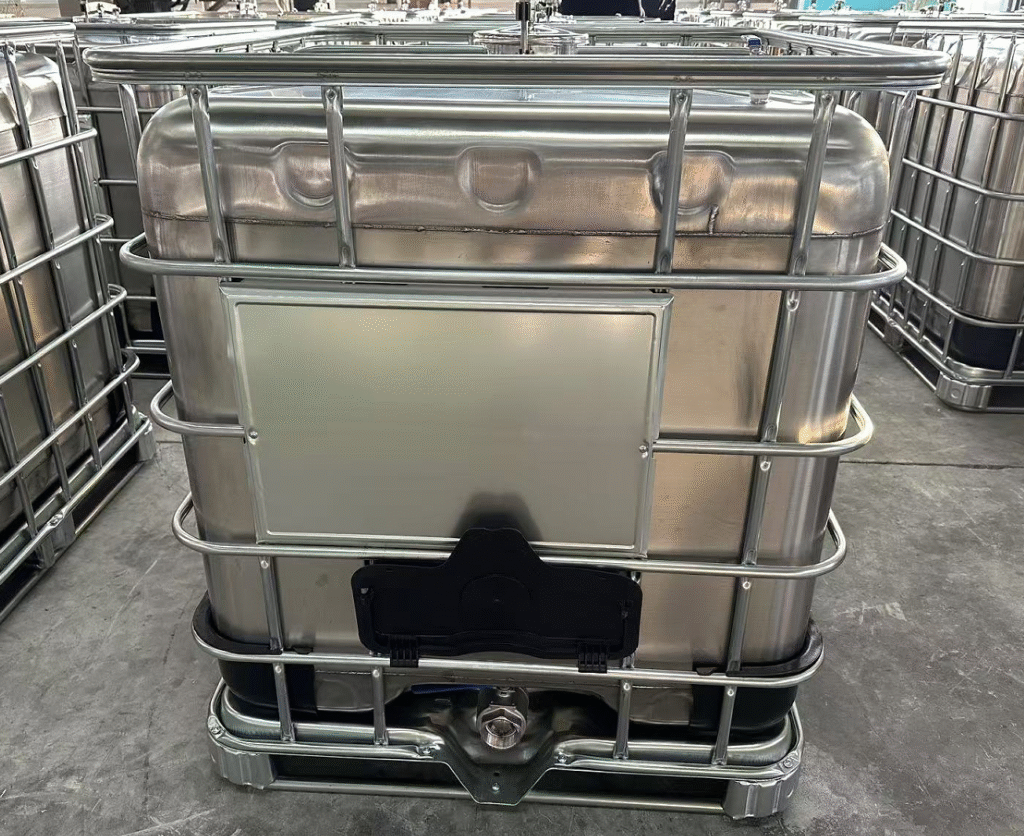 Tanque IBC de acero inoxidable